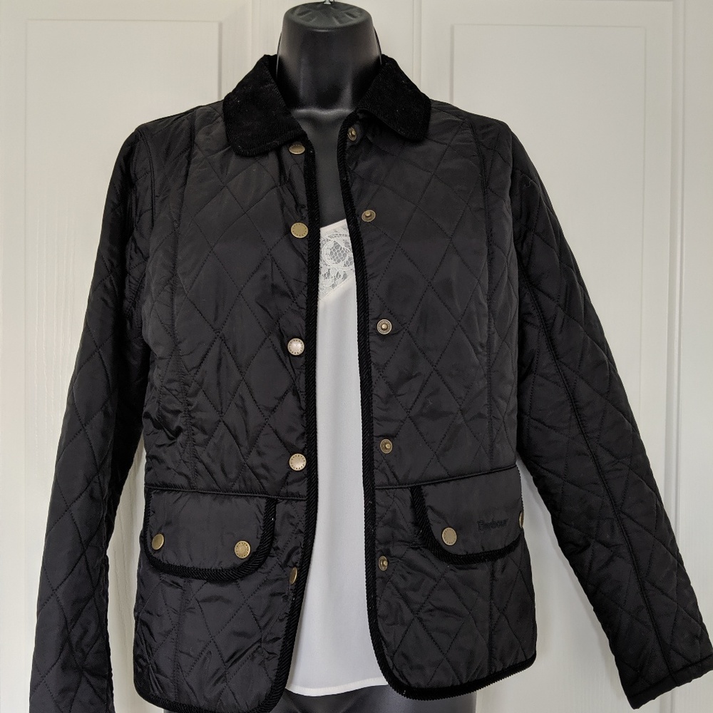 Barbour Quilted Faux Fur Lined Jacket